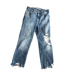 levis 724 high rise straight distressed Jeans Size 26